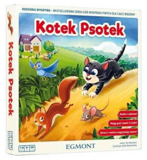 KOTEK PSOTEK Kooperacyjna gra dla od 1 do 8 dzieci