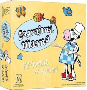 KRÓWKA W KUCHNI gra planszowa UCZY SYLABIZOWANIA