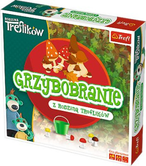GRZYBOBRANIE Z RODZINĄ TREFLIKÓW gra planszowa 3D