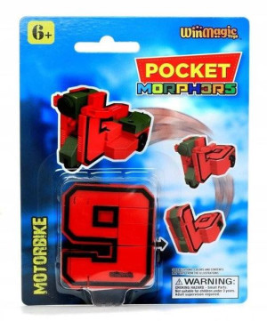 Pocket Morphers Figurka Nr 9 Motocykl Cyfra