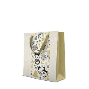 Torba prezentowa PREMIUM świąteczna 20x25cm