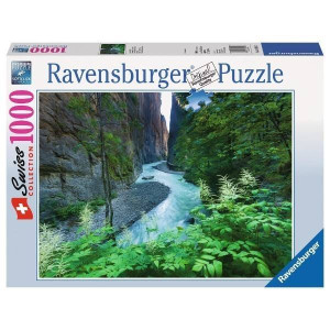 PUZZLE 1000 Ravensburger 193547 RZEKA W SZWAJCARII