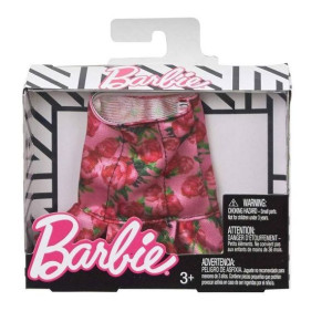 BARBIE Ubranko ORYGINALNE ubranie modne SPÓDNICZKA róże