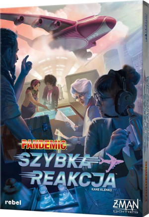 PANDEMIA SZYBKA REAKCJA Gra planszowa KOOPERACYJNA
