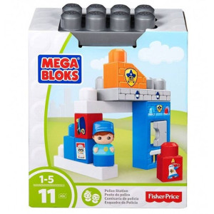 FISHER PRICE klocki Mega Bloks POLICJA zestaw 1+