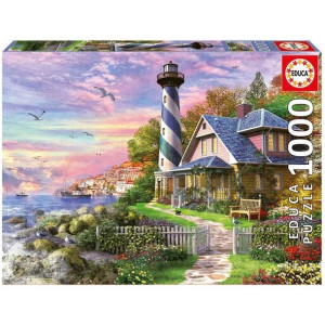 Puzzle PREMIUM 1000 puzle Latarnia +KLEJ DO PUZZLI