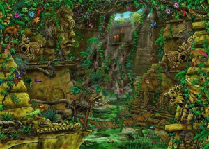 PUZZLE EXIT Ravensburger 199518 Świątynia wasgij 759 el