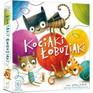 KOCIAKI ŁOBUZIAKI gra planszowa montessori koty 5+
