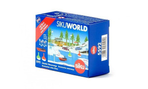 Siku 5592 8w1 Łódka Sportowa +znaki Drogowe Model