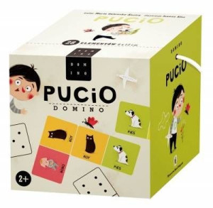 PUCIO DOMINO DWUSTRONNE 2 WERSJE gra planszowa