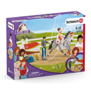 SCHLEICH 42443 18w1 Mia konie koń kot figurki Horse Club