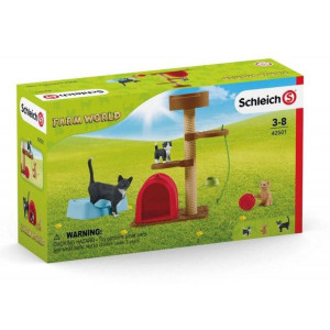 SCHLEICH 42501 9w1 Kot koty figurka drapak figurki kotów 2020