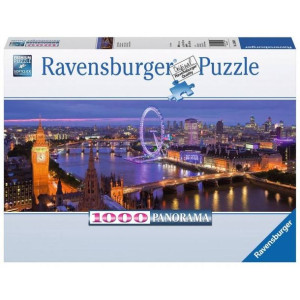 PUZZLE 1000 Ravensburger 50649 LONDYN NOCĄ PANORAMA