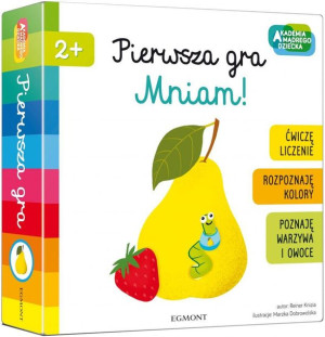 MNIAM PIERWSZA GRA planszowa Egmont liczenie 2+