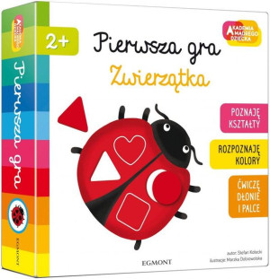 Zwierzątka Pierwsza Gra Planszowa Ćwiczę Dłonie 2+
