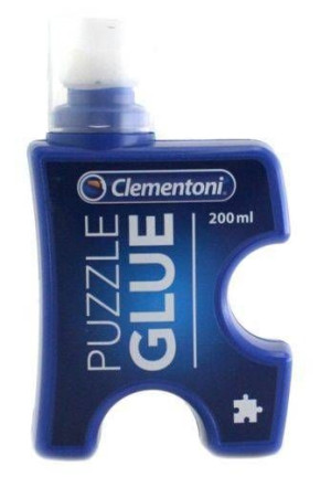 WIELKI Klej do puzzli 200ml MARKOWY Clementoni