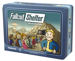 FALLOUT SHELTER Gra planszowa 28 figurek Rebel
