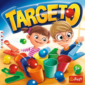 TARGETO kubki kulki katapulty gra planszowa Trefl