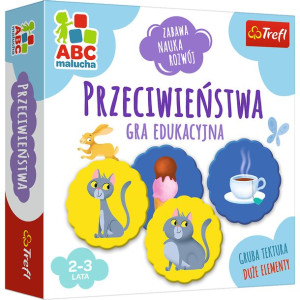 Przeciwieństwa gra planszowa edukacyjna ABC Malucha