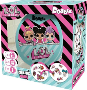 DOBBLE LOL omg hairgoals lalka suprise gra doble
