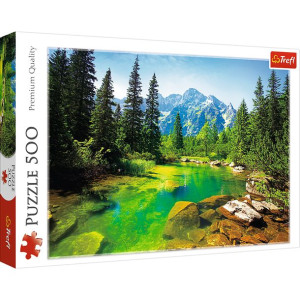 PUZZLE 500 Tatry PIĘKNE JEZIORO GÓRY POLSKA puzle