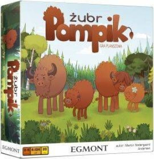 Żubr Pompik memory GRA PLANSZOWA książka pamięciowa