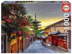 Puzzle PREMIUM 1000 Educa Kioto Pagoda +KLEJ Yasaka