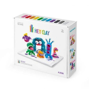 18w1 HEY CLAY OBCY Aliens MASA PLASTYCZNA hej klej zestaw