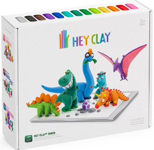 18w1 HEY CLAY DINOZAURY MASA PLASTYCZNA dinozaur zestaw