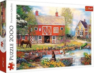PUZZLE 2000 Sielskie życie Uroczy Zakątek PIĘKNE Trefl