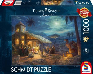 Puzzle 1000 KINKADE Narodziny Pana Jezusa szopka PQ