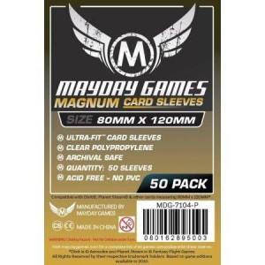 MAYDAY PREMIUM CZARNY TYŁ Koszulki 80x120 do Dixit 50 sztuk [7104P]