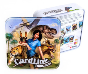 Cardline DINOZAURY Gra planszowa o prehistorii EKOLOGICZNA