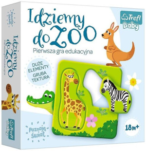 Idziemy do ZOO Baby pierwsza gra planszowa dzieci