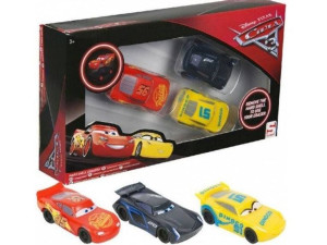 Disney Zestaw 3x Puzzle 3d Gumki Auta Cars 3 Autka