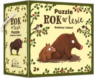 10w1 ROK W LESIE PUZZLE dla dzieci 2+ zwierzęta