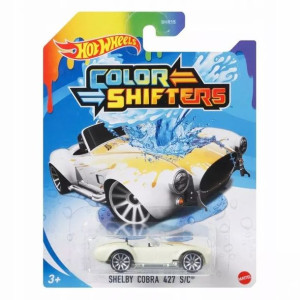 Hot Wheels SHELBY COBRA 427 S/C ZMIENIA KOLOR Color Auto Autko