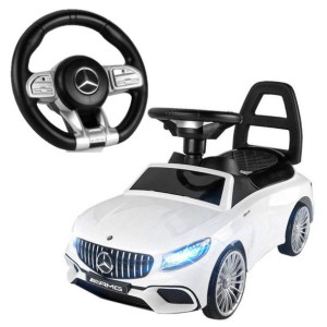JEŹDZIK CHODZIK MERCEDES Kierownica Muzyczna Światła Biały