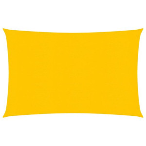 Żagiel przeciwsłoneczny, 160 g/m², żółty, 2,5x4,5 m, HDPE