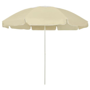 Parasol plażowy, piaskowy żółty, 240 cm