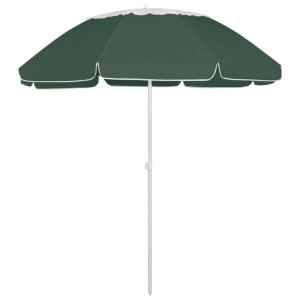 Parasol plażowy, zielony, 300 cm