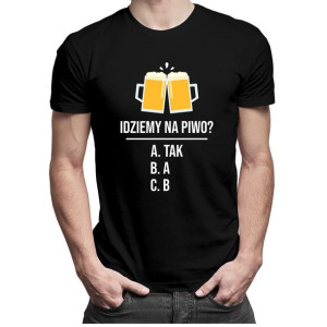 Idziemy na piwo koszulka prezent dla miłośnika piwa