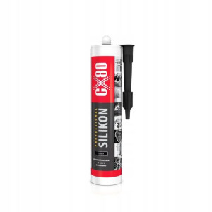 Cx80 Silikon Wysokotemperaturowy Czarny 310ml
