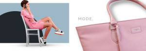 Torba Dbramante1928 Amsterdam 15" Tote - Lady Pink