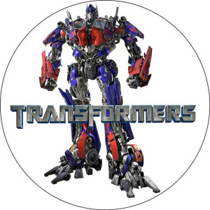 Opłatek na tort TRANSFORMERS 50