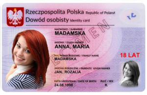 OPŁATEK NA TORT Dowód Osobisty