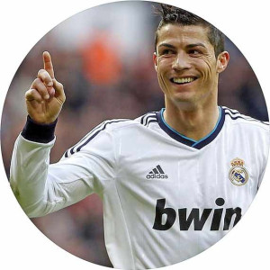 Opłatek na tort Cristiano RONALDO RON 02/23