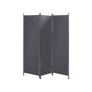 3-panelowy parawan pokojowy 160 x 170 cm szary NARNI