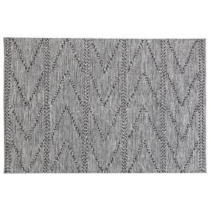 Dywan 160 x 230 cm czarno-biały TERMAL