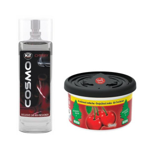 Zestaw: Zapach K2 Cosmo wiśnia+ Wunder Baum puszka Cherry